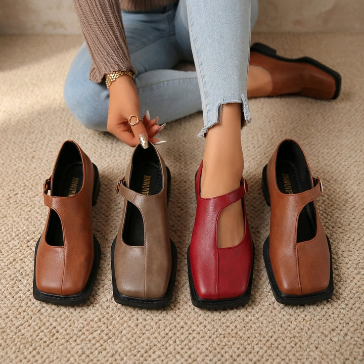 Maura Square Toe Flats