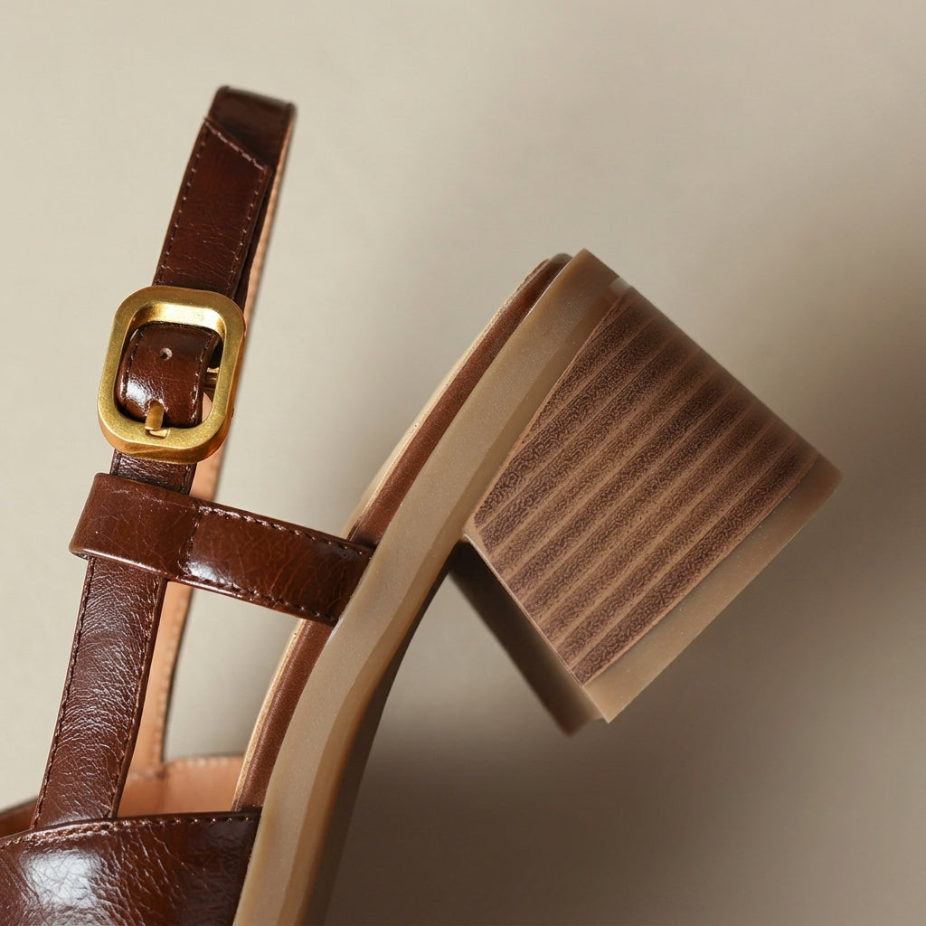 Clara Leather Sandals