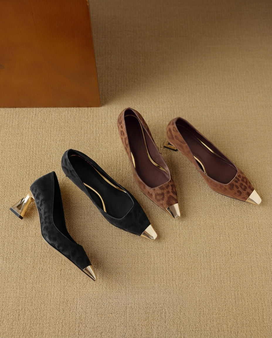 Cleo Leopard Pumps