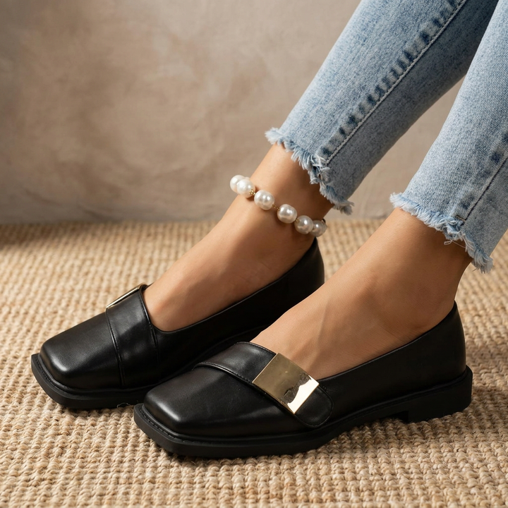 Molly Square Toe Flats