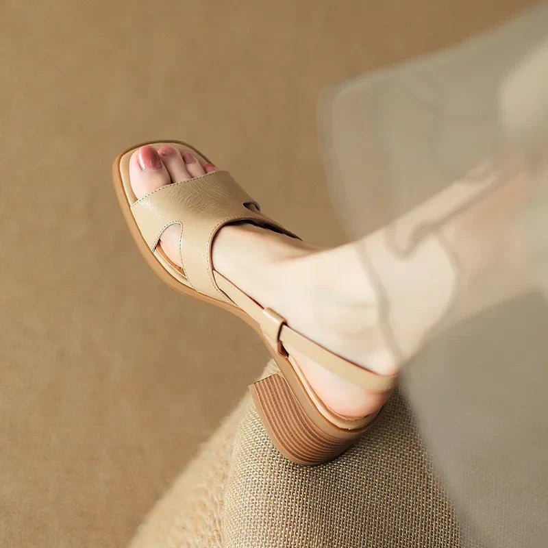 Clara Leather Sandals