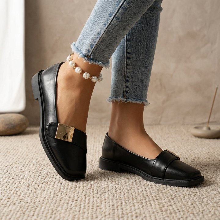 Molly Square Toe Flats