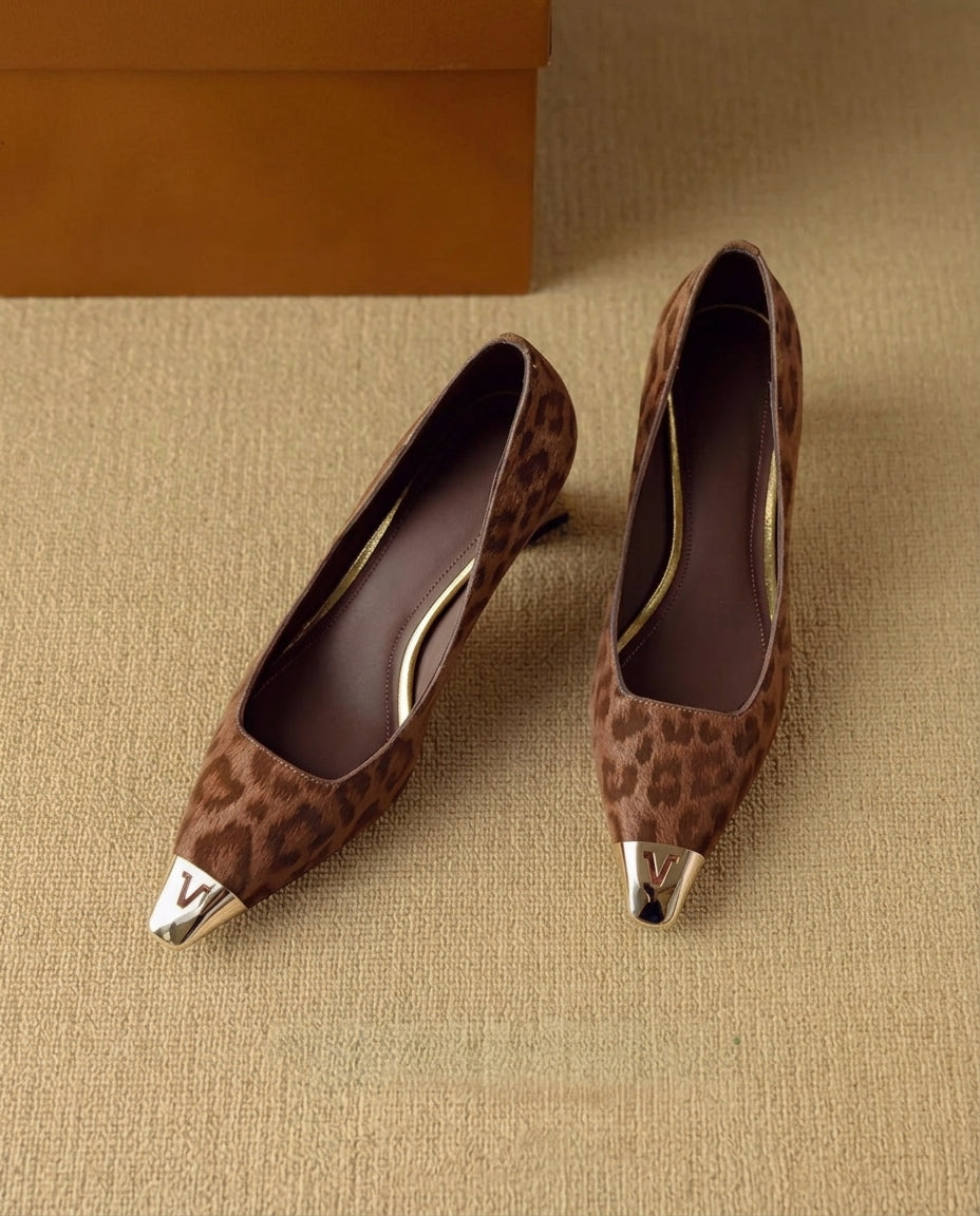 Cleo Leopard Pumps