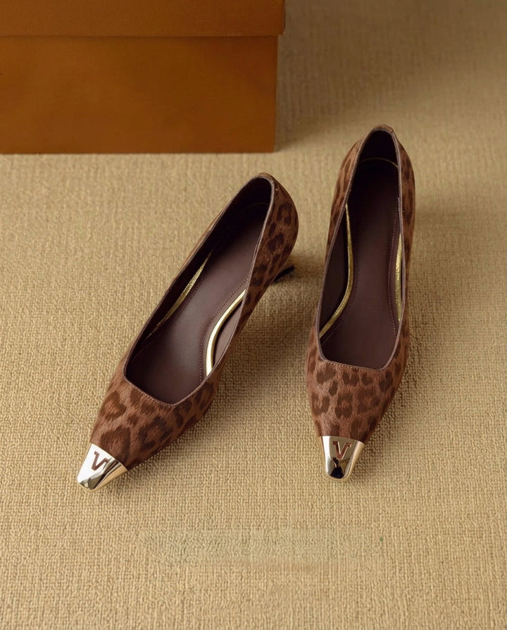 Cleo Leopard Pumps