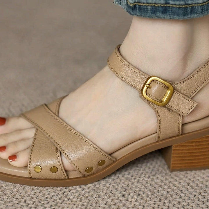 Victoria Block Heel Sandals