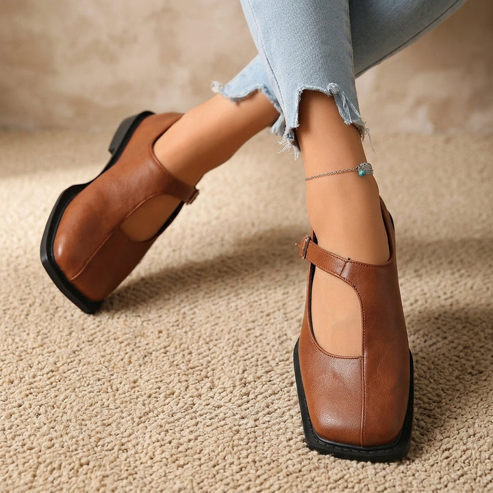 Maura Square Toe Flats