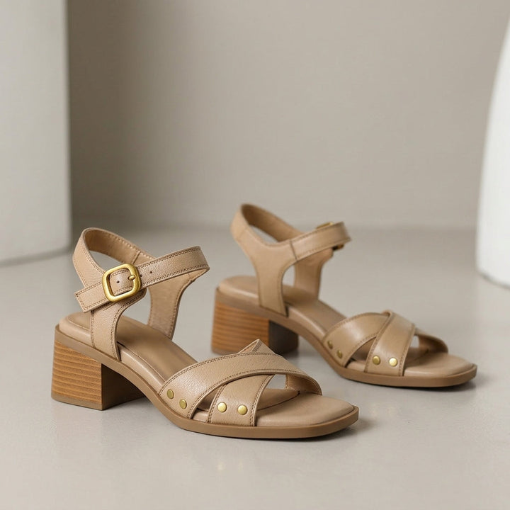 Victoria Block Heel Sandals