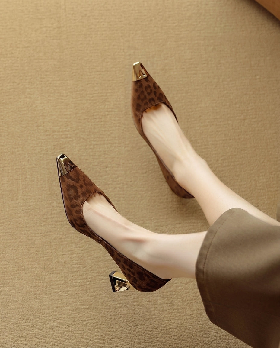 Cleo Leopard Pumps