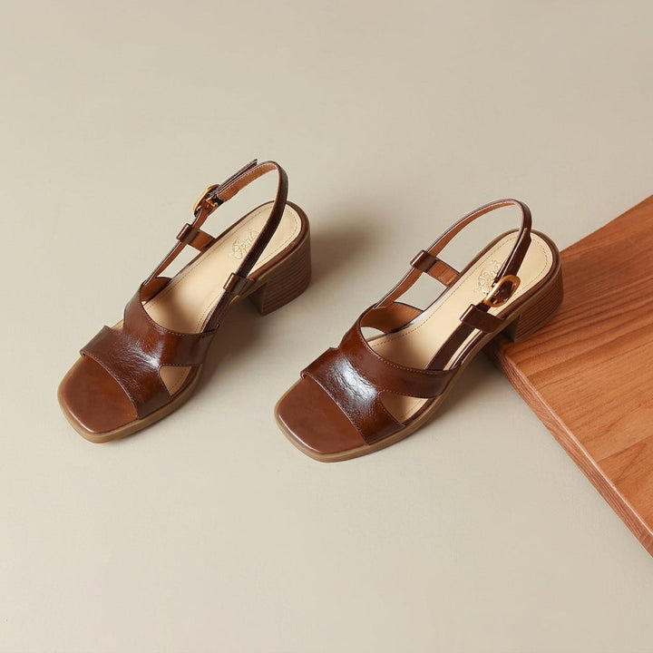 Clara Leather Sandals