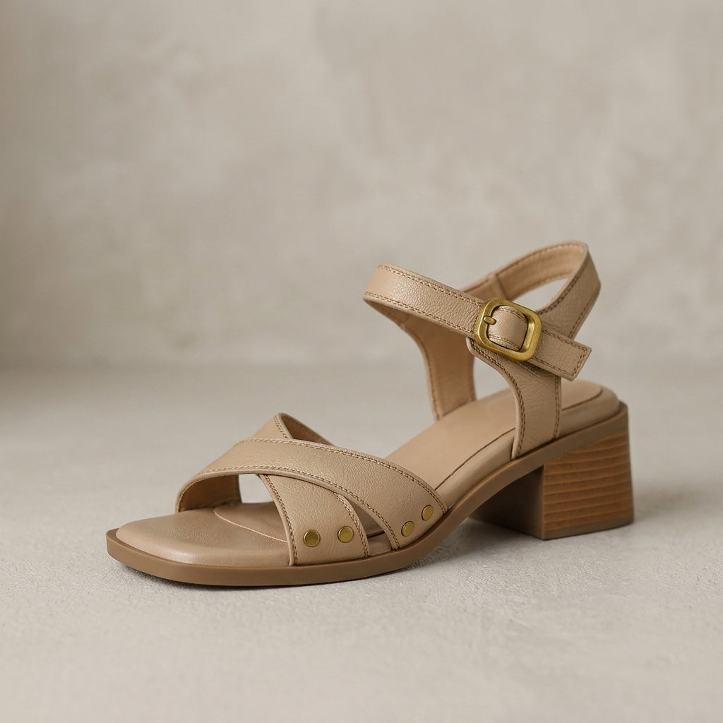 Victoria Block Heel Sandals