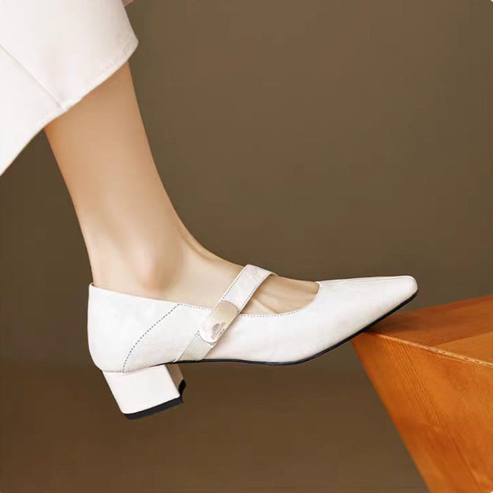 Verona Buckle Heels