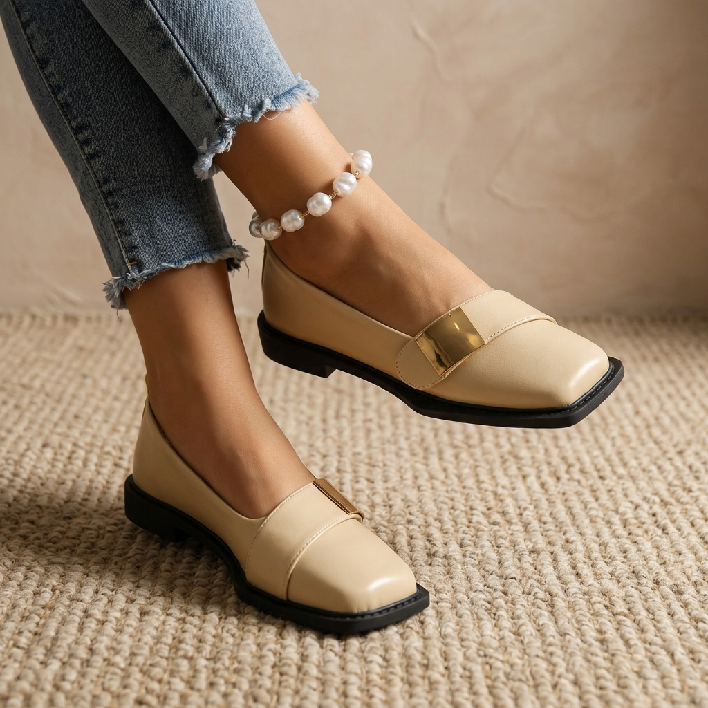 Molly Square Toe Flats