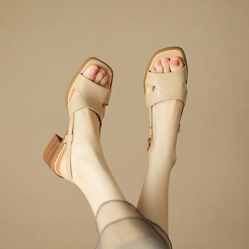 Clara Leather Sandals
