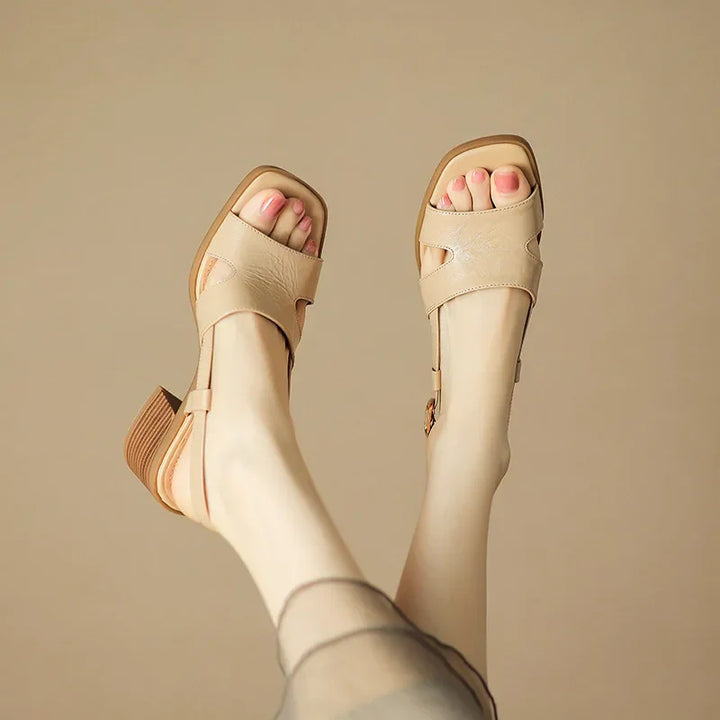 Clara Leather Sandals